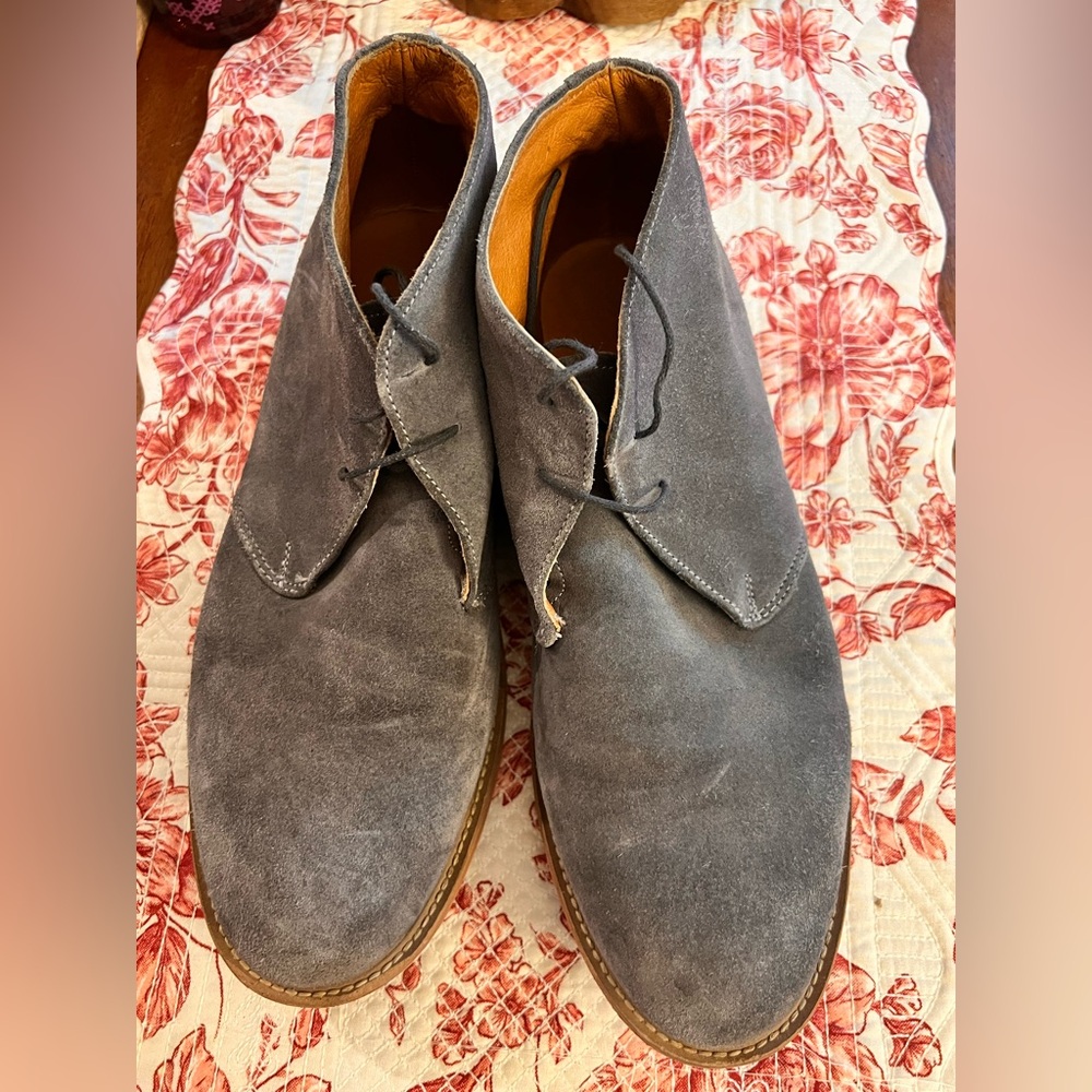 New Republic Gray Suede Men's Shoes